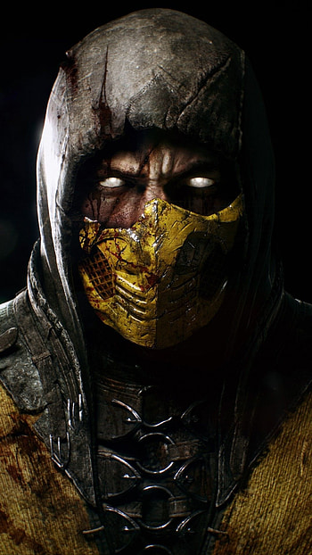 Mortal Kombat Scorpion, mortal kombat android HD phone wallpaper