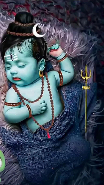 har har mahadev, little mahadev HD phone wallpaper