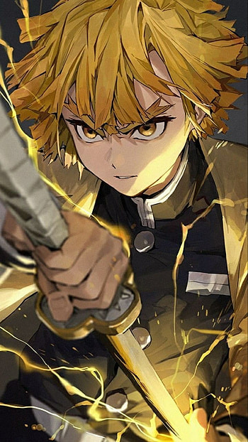 Demon slayer _ zenitsu _ Anime _, demon slayer zenitsu HD phone wallpaper