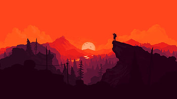 1366x768 Nature Sunset Simple Minimal Illustration 1366x768 Resolution , Minimalist , and Backgrounds, pc 1366x768 minimalist HD wallpaper