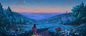 My of [3440x1440] Anime : r/, ultrawide anime night HD wallpaper