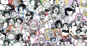 w/, ahegao HD wallpaper