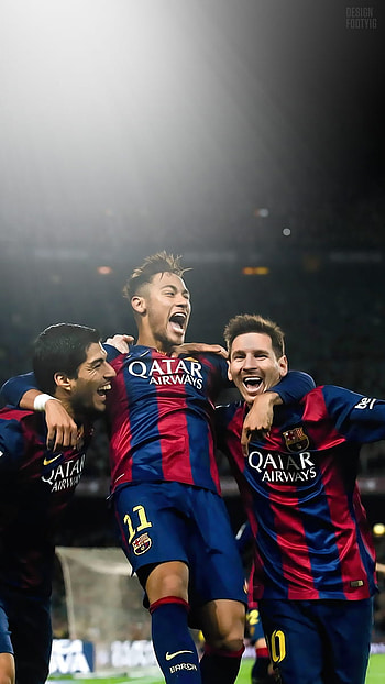 Messi Suarez Neymar, messi and suarez HD phone wallpaper