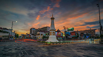 Tugu Pal Putih Pesona Pusat Kota Jogja Juli 2021, tugu jogja HD wallpaper