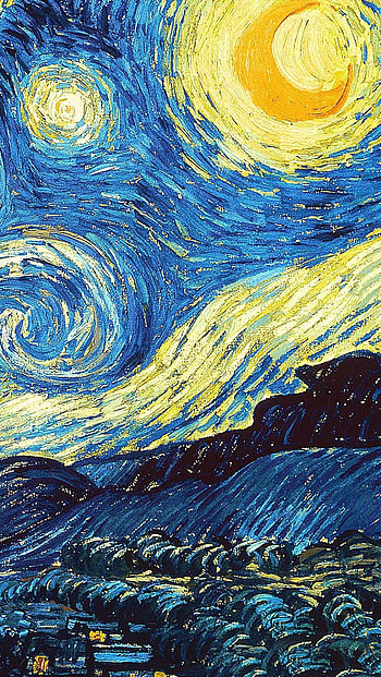 Starry Night Van Gogh, van gogh HD phone wallpaper