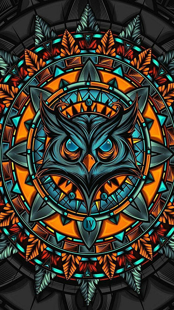 Mighty Owl, angry owl HD phone wallpaper