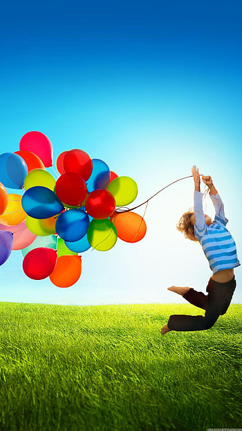 Galaxy S4 Official Balloons 1080x1920 _Samsung, samsung galaxy HD phone wallpaper