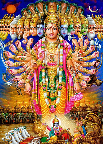 Wallmonkeys FOT, krishna virat roop HD phone wallpaper