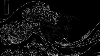 japan paintings waves boats kanagawa great wave, japanese waves HD wallpaper