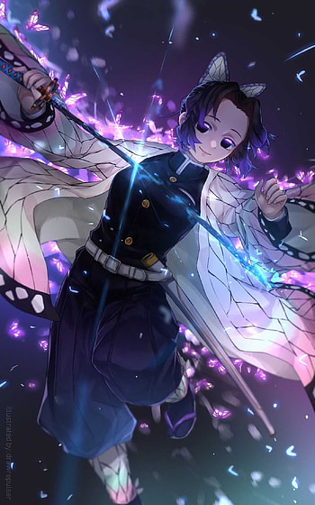 Shinobu Kocho, shinobu manga HD phone wallpaper