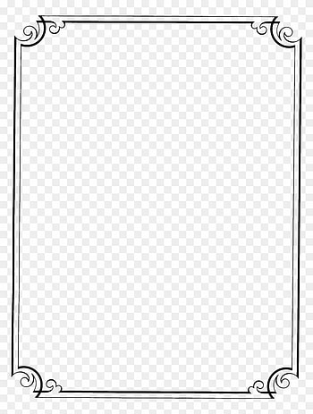 Page Border Design In Black And White , Png HD phone wallpaper