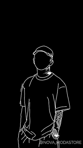 juli on Dp, black boys drawing HD phone wallpaper