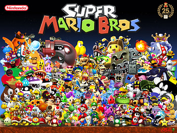 Super Mario Bros Characters, mario characters HD wallpaper