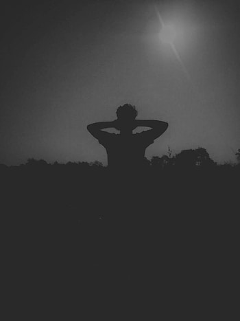 Boy back black sad by Papunbhoi049, sad boy black HD phone wallpaper
