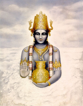 Krishna, dhanvantari HD phone wallpaper