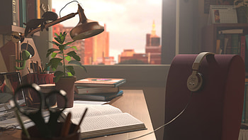 Lofi Hip Hop Radio Room, lofi study HD wallpaper
