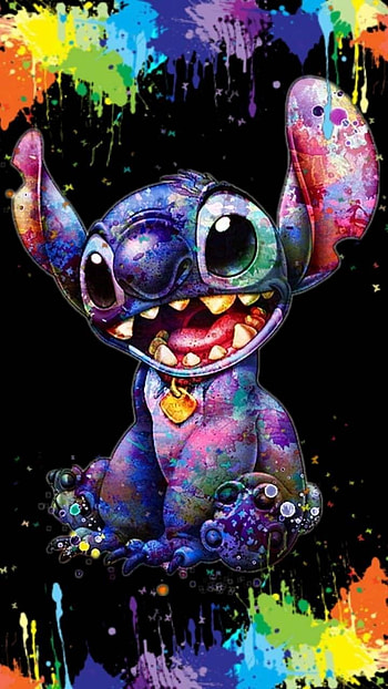 aesthetic stitch HD phone wallpaper