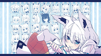 Shirakami Fubuki, fubuki shirakami HD wallpaper