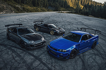 JDM Legends: Supra, NSX, R34 GTR HD wallpaper