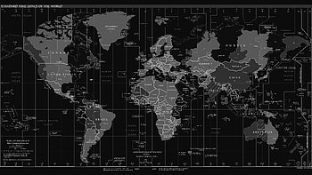World Map Mural Black And White Fresh Black And White World Map Wall, world map black HD wallpaper