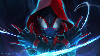 Miles Morales, Spider, miles morales spider man HD wallpaper