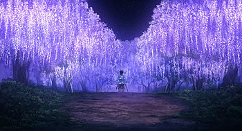 Wisteria Glen from Demon Slayer Kimetsu, demon slayer wisteria HD wallpaper