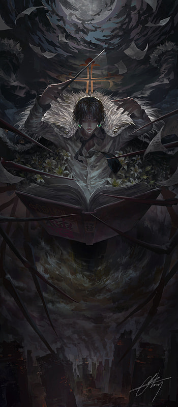 Chrollo posted by Zoey Tremblay, hunter x hunter lucifer and hisoka HD phone wallpaper