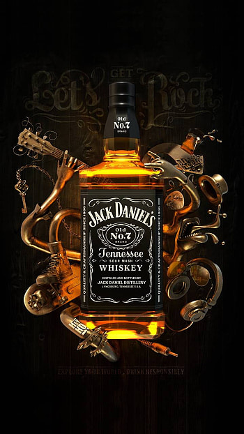 Jack Daniels art by Snk77, jack daniels android HD phone wallpaper