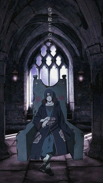 Itachi Uchiha, itachi throne HD phone wallpaper