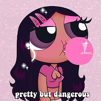 aesthetic powerpuff girl black HD phone wallpaper