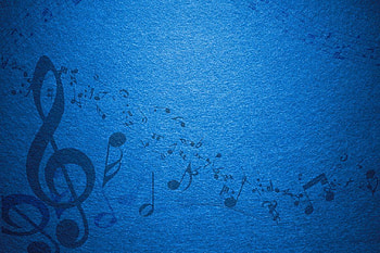 Blue Music Notes Backgrounds, music background HD wallpaper
