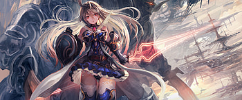 Anime Girl Fantasy Warrior, anime ultrawide HD wallpaper