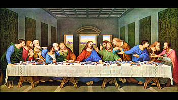 The last supper painting, Da vinci last supper, Last supper, holy supper HD wallpaper