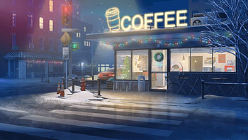 coffee shop radio // 24/7 lofi hip, lofi coffee HD wallpaper