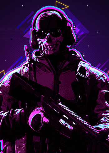 Ghost COD Warzone, call of duty ghosts characters HD phone wallpaper