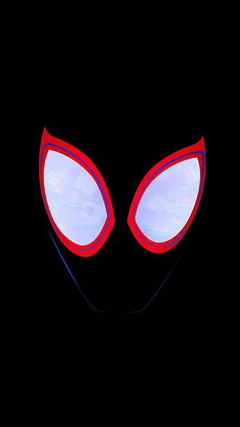 Face, dark, eyes, Spider, miles morales face HD phone wallpaper
