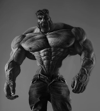 GigaChad, giga chad HD phone wallpaper