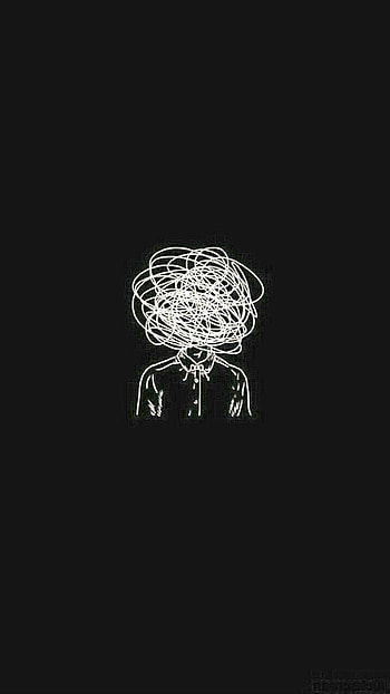 Trippy Dark Aesthetic HD phone wallpaper