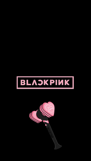 Blackpink Logo, blackpink lightstick HD phone wallpaper