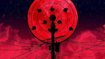 Itachi Uchiha Moonlit Night Live, itachi on pole HD wallpaper