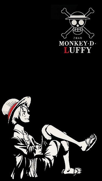 Pin oleh Danielramirezbueno di Moda, monkey d luffy wanted black amoled HD phone wallpaper