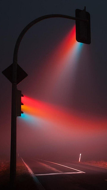 Colorful traffic lights at night. City Lights, street light HD phone wallpaper