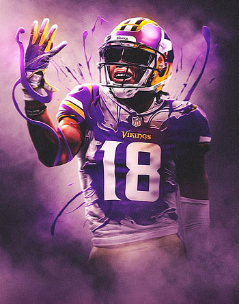 justin jefferson griddy HD phone wallpaper