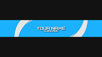 Blue Youtube Banner Backgrounds, banner for youtube HD wallpaper