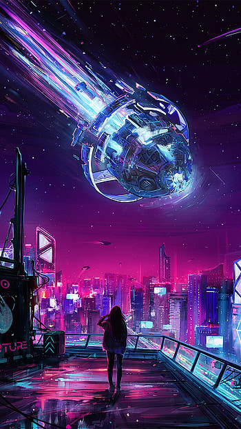 9 BEAUTIFUL , cyberpunk neon HD phone wallpaper