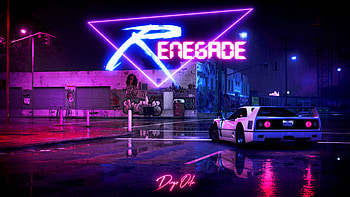 1680x1050 Retrowave Cyberpunk Car 1680x1050 Resolution, car girl retro HD wallpaper