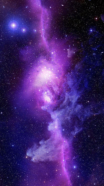 Purple Aesthetic Galaxy list, aesthetic purple galaxy HD phone wallpaper