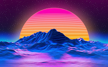 2880x1800 Retro Big Sunset Macbook Pro Retina , Backgrounds, and HD wallpaper