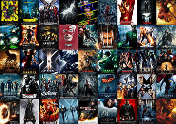 Movie Poster, mix of movies HD wallpaper