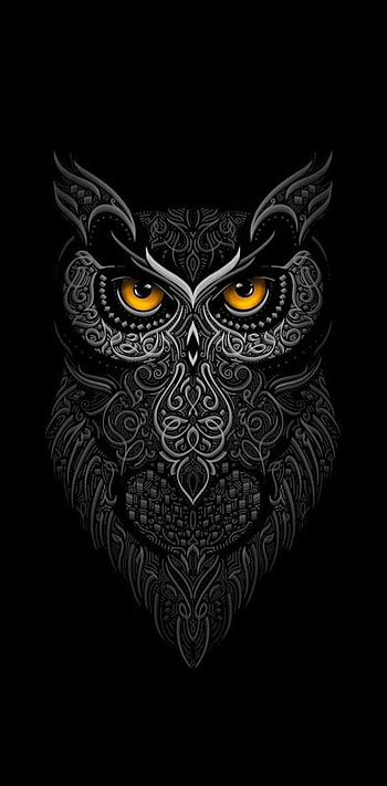 Cool owl by Mr_khan23, dark owl HD phone wallpaper